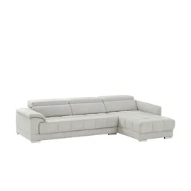 U N O Sports uno Ecksofa Mikrofaser Isabeli , grau , Maße (cm): B: 299 H: 72 T: 211.0