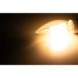 McShine Filament LED Kerzenlampe E14 6 W warmweiß
