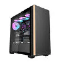 darkFlash DS900WS Schwarz + 4 fans -