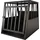 nordic prostore Trekker Hundebox S 54x69x60 cm Schwarz