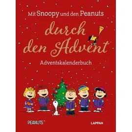 Lappan Verlag Peanuts Geschenkbuch: Mit Snoopy und den Peanuts durch den Advent