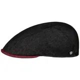 Lierys Flat Cap (1-St) Schirmmütze mit Schirm, Made in Italy schwarz M (56-57 cm)