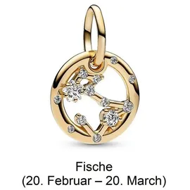 Pandora Sternzeichen Fische Charm-Anhänger (7627)