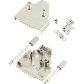 MH CONNECTORS MHDM35-9-K 6560-0139-11 D-SUB Gehäuse Polzahl: 9 Metall 45° Silber