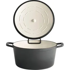 APS Kochtopf mit Deckel "5 STARS", Pfanne Ø 28 cm, anthrazit