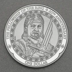 Silbermünze 1oz Herr der Ringe ? Boromir 2021 The Fellowship Of The Ring 20th Anniversary (Niue)