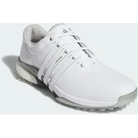 adidas Tour360 25 Spikeless Golfschuh / Cloud White / Cloud White / Silver Metallic - 47 1/3