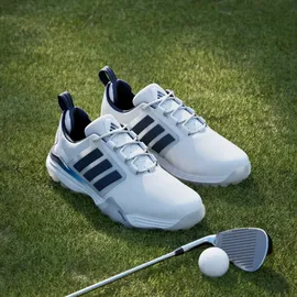 adidas ADIPOWER 26 SPIKELESS GOLFSCHUH - Cloud White / Collegiate Navy / Lucid Orange - 42