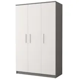 moeblo Drehtürenschrank MARSALA 120 x 193 x 50 cm Grau