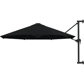 vidaXL Wandschirm 300 cm Schwarz