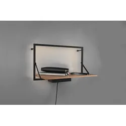 Wandregal DROP LED DROP LEONIE - braun - BHT 50x30x30 cm