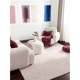 Ted Baker Soft Bouclé Portobello, auch als Läufer", creme, B:120cm H:10mm L:170cm, Polyester, Teppiche, Teppich, Woll-Optik, Bouclé Meliert, Wohnzimmer, Esszimmer, Schlafzimmer, Flur
