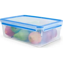 Emsa Clip & Close rechteckig transparent/blau 11,1 cm 5,4 l