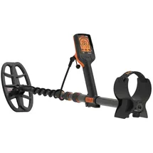 Quest Metal Detectors Quest X5 IDmaxX Metalldetektor mit Blade9 TurboD wasserdichter Suchspule, Extra leicht, eingebauter USB-C Akku, Hintergrundbeleuchtung