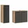 mokebo Der Steuermann Badmöbel Set 80 x 60 x 30 cm Eiche/Schwarz