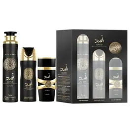 Lattafa Asad Eau de Parfum 100 ml + Lufterfrischer 300 ml Geschenkset