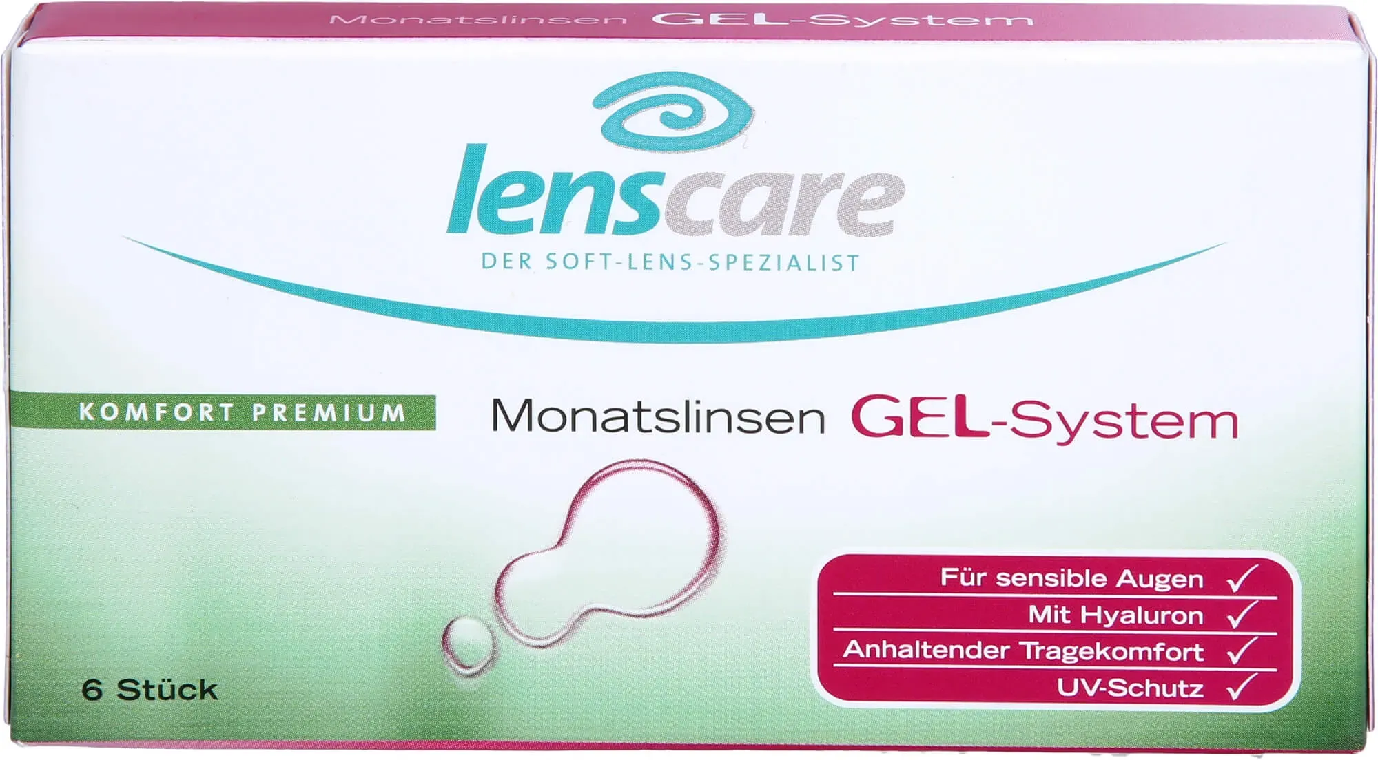 Lenscare Gel-System Monatslinse -3.75 6 ST