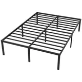 FIVMEN Bettgestell Metallbett aus Metall Gästebett Bettrahmen Jugendbett, Metallbett für Schlafzimmer Gästezimmer Doppelbett/Einzelbett 140 cm x 200 cm