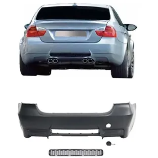 StoÃstange hinten im Sport-Design ohne PDC-Bohrungen passend für E90 Schalldämpfer Ausgang links/ rechts passend für BMW E90 Limo 05-2011