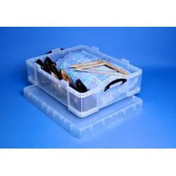Really Useful Boxes 70L, Aufbewahrungsbox, Transparent, Rechteckig, Polypropylen