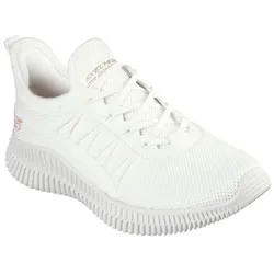 Slip-On Sneaker »BOBS GEO-NEW AESTHETICS«, Freizeitschuh, Schlupfschuh in veganer Verarbeitung, Gr. 40, offwhite, , 78422447-40