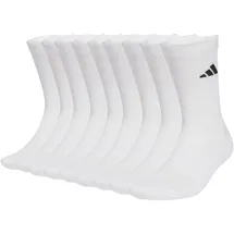 adidas Essentials Cushioned Crew Socken 10er Pack Schwarz/Weiß 43-45