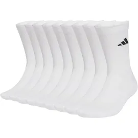 adidas Essentials Cushioned Crew Socken 10er Pack Schwarz/Weiß 43-45
