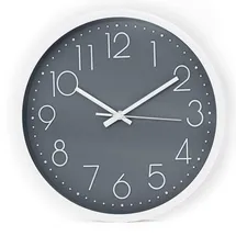 Intirilife Wanduhr 30,5 cm 30.5 grau/weiß