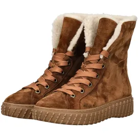 Paul Green Stiefelette Veloursleder", Damen, braun, 37,5
