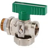 Flamco KFE Kugelhahn DN 15 G 1/2 Durchgang grün