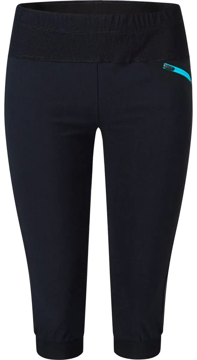 Montura Sound 3/4 Pants Woman black/turquoise (90730) L