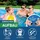 BESTWAY Power Steel Frame Pool Set 404 x 201 x 100 cm inkl. Filterpumpe