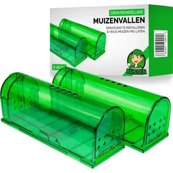 VerminBuster Humane Mausefalle – 2er-Pack – Lebendmausefalle – Mäuseabwehr