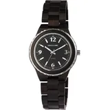 Excellanc 2810007-003 Uni Armbanduhr aus Schwarzholz