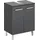 Saphir Waschbeckenunterschrank 2 Türen 50 x 62 cm Grau