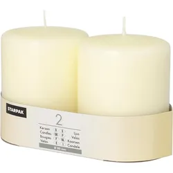 PAPSTAR Kerzen 10 cm elfenbein