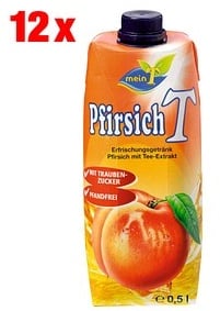 meinT Pfirsich Fruchtsaftgetränk 12x 0,5 l