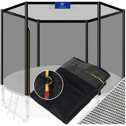 KESSER® Trampolin Ersatznetz Sicherheitsnetz UV-beständig Trampolinnetz Trampolinschutz Ø 244 305 366 427 cm   einfache Montage   Eingangstür mit Reißverschluss   aus hochwertigen Materialien