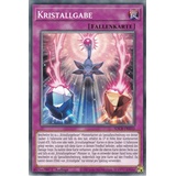 SDCB-DE032 - Kristallgabe - Common - Deutsch - 1. Auflage - im Set mit Ultrapro Toploader - Yugioh