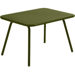 Fermob LUXEMBOURG KID Tisch aus Stahl 76x55x5 cm - Pesto - Aluminium/Aluminium - 55,5