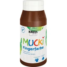 Kreul Mucki Fingerfarbe 750 ml braun