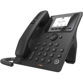 Poly CCX 350 IP-Telefon Schwarz LCD 2.8" Gigabit Ethernet PoE Microsoft Teams und PoE-fähig, Telefon,