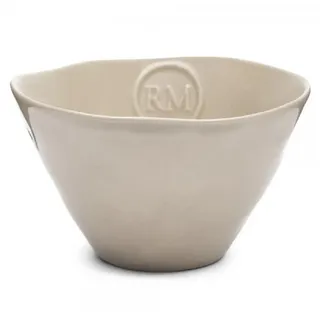 Riviera Maison Schale Beige runde Schale Ø 13 cm Suppenschüssel Frühstücksschüssel Porzellan glänzend - Portofino Bowl
