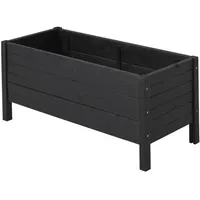 Plus Pflanzkasten auf Beinen - 88×39 cm - Schwarz