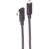 ShiverPeaks -BASIC-S--USB Anschlusskabel, Optisches USB-C Kabel, 3.2, 10Gbps, PD, 90°, 10,0m (10 m, USB 3.2 Gen 2), USB Kabel