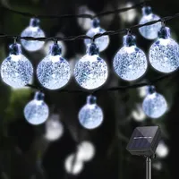 Lqwell LQWELL® Solar Lichterkette Aussen 10M 40LED 8 Modi