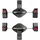 KLICKfix Radkiste Cargo Korb mit Clip braun
