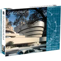 Galison Mudpuppy Abrams Frank Lloyd Wright Guggenheim 2-Sided 500 Piece Puzzle,