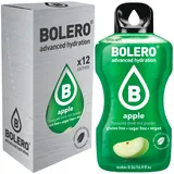 (165,28€/kg) 12 Sticks Bolero Apfel Apple Pulver Getränkepulver zuckerfrei