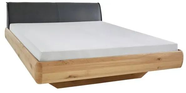 Wimmer Massivholzbett Florenz 180 x 200 cm Holz Asteiche / Schwarz